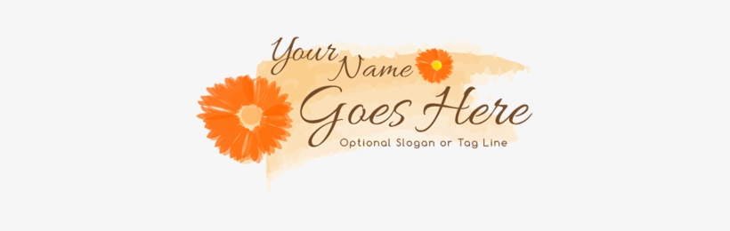 Flower Paint Streak Logo - Logo, transparent png