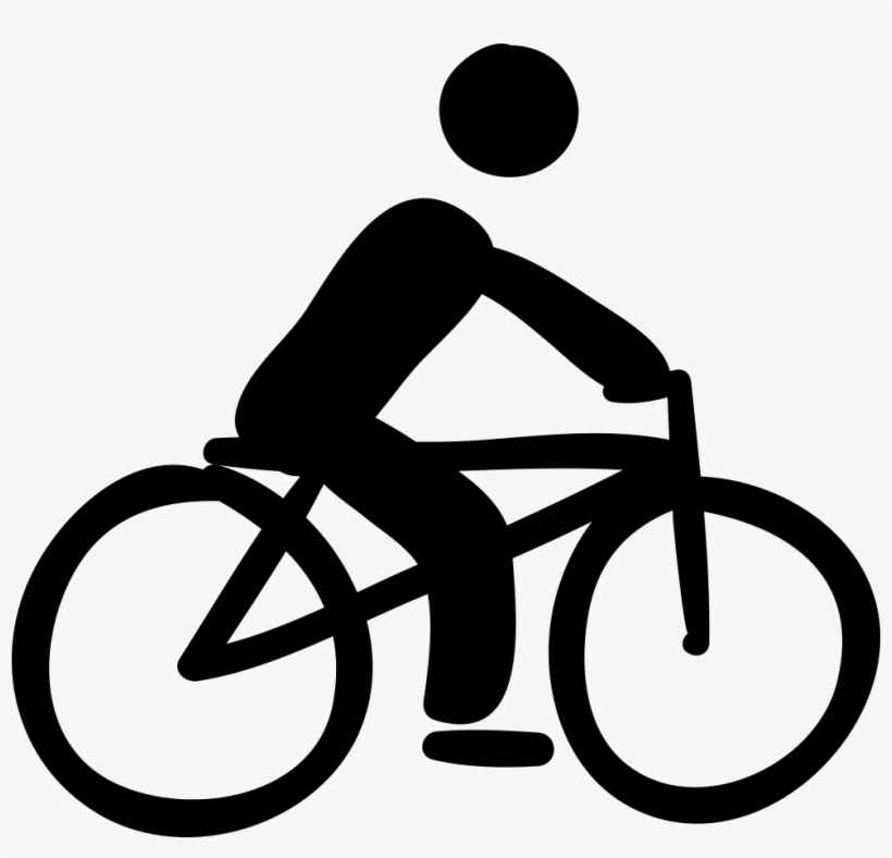 Cyclist On Bicycle Comments, transparent png