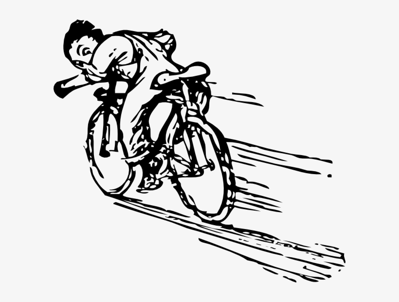 How To Set Use Cartoon Cyclist Svg Vector, transparent png