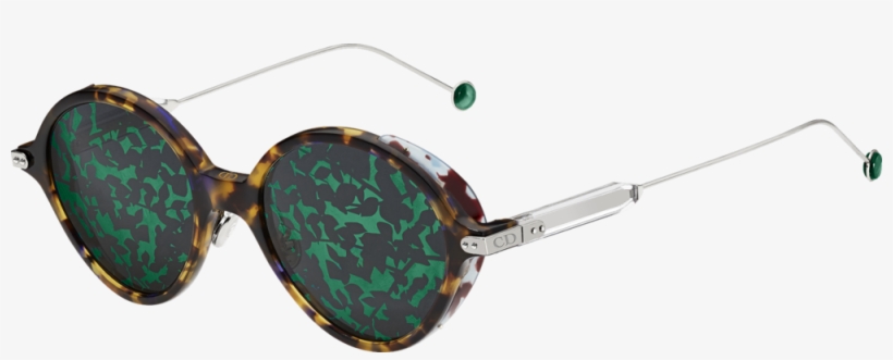 Diorumbrage Green Foliage - Dior Umbrage 0x8/tw Blue Havana/grey-green Mirror Foliage, transparent png