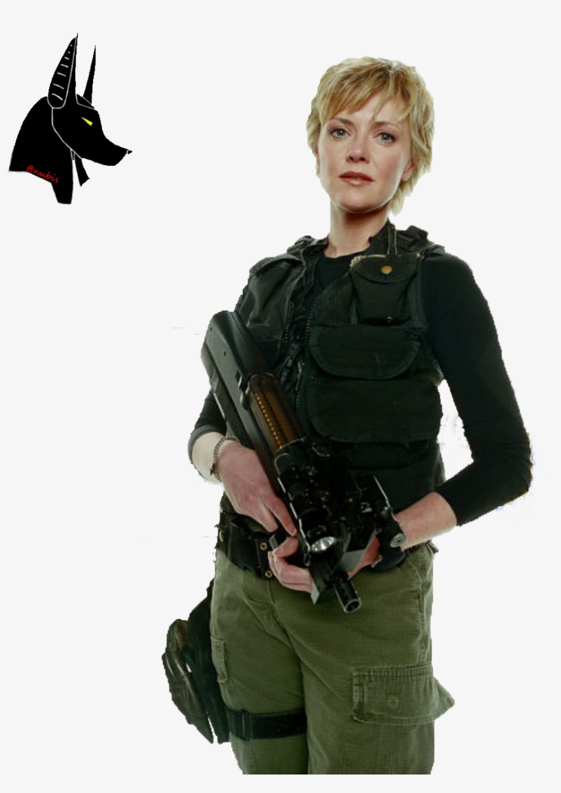 Stargate Sg-1 Amanda Tapping Hot - Stargate Samantha Carter, transparent png