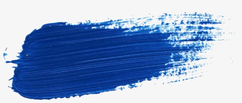 Free Download - Blue Paint Brush Stroke, transparent png