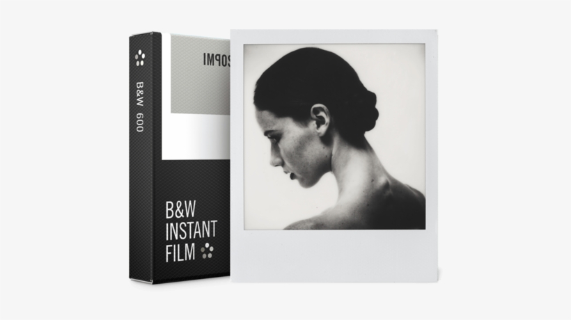 Polaroid Impossible B&w Film For Polaroid - Polaroid 600 Film Bw, transparent png