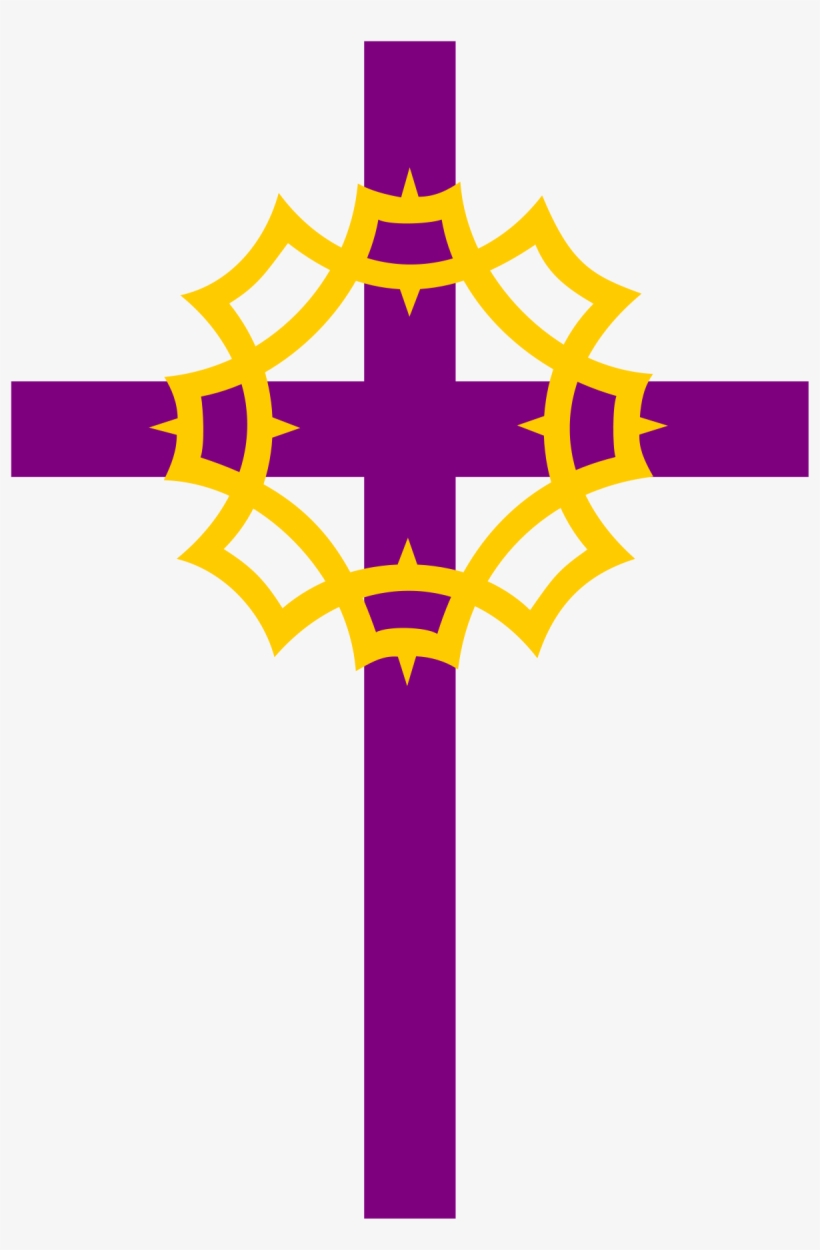 Cross With Crown Vector, transparent png