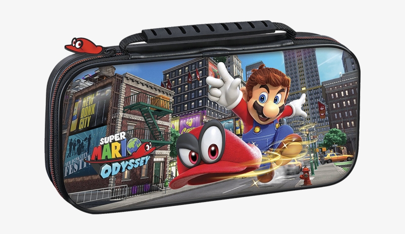 Game Traveler Deluxe Travel Case - Nintendo Super Mario Odyssey, transparent png
