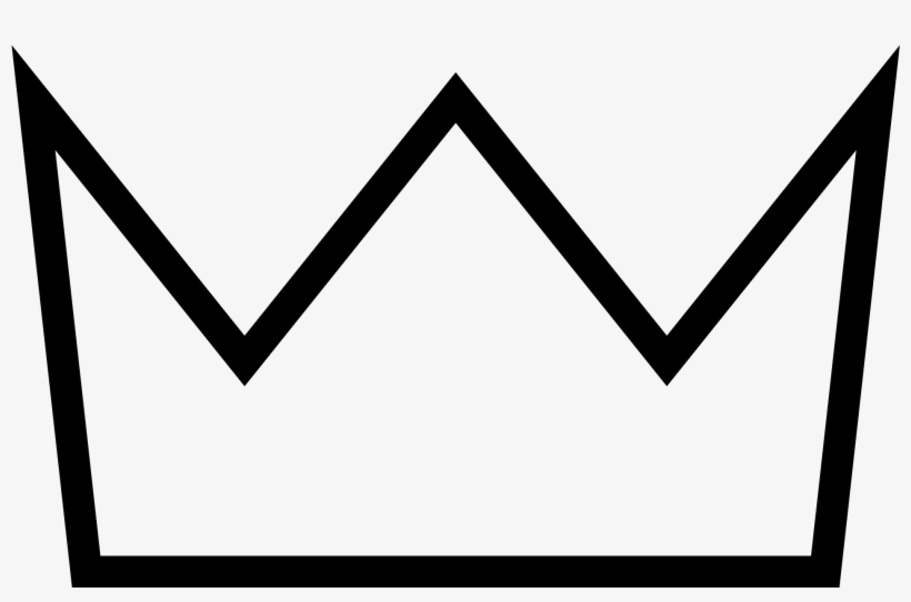 Filesimple Blank Crown - Black And White Clipart Crown, transparent png