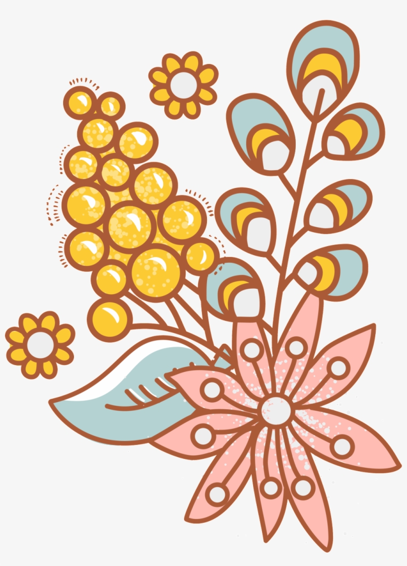 This Backgrounds Is Blooming Flower Watercolor Hand-painted, transparent png