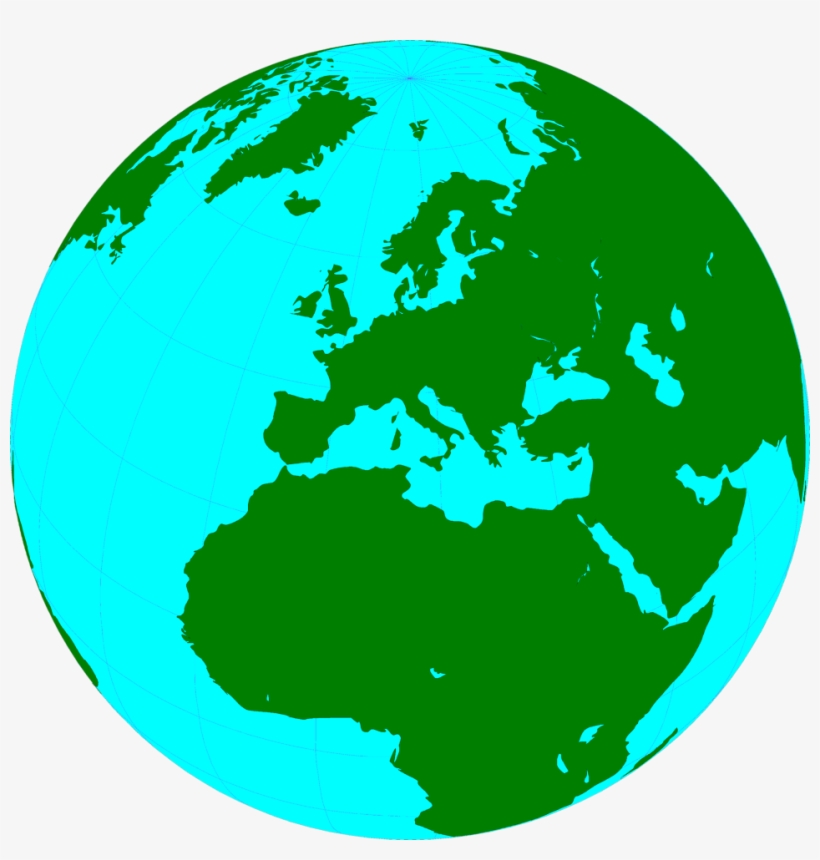 Europe Clipart Globe - Europe Globe Clip Art, transparent png