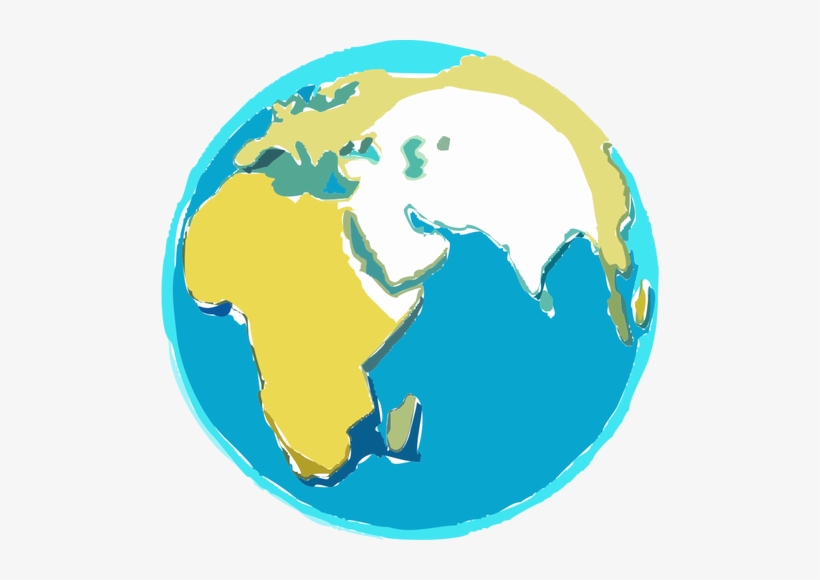 304 Globe Free Clipart - Map Of Where Whale Sharks Live, transparent png