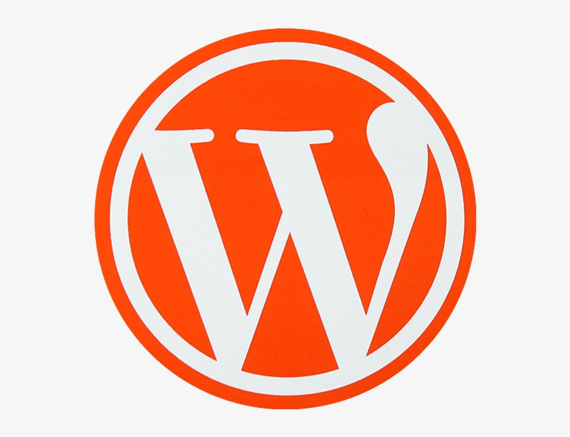 Wordpress Round Sticker - Wordpress Icon, transparent png