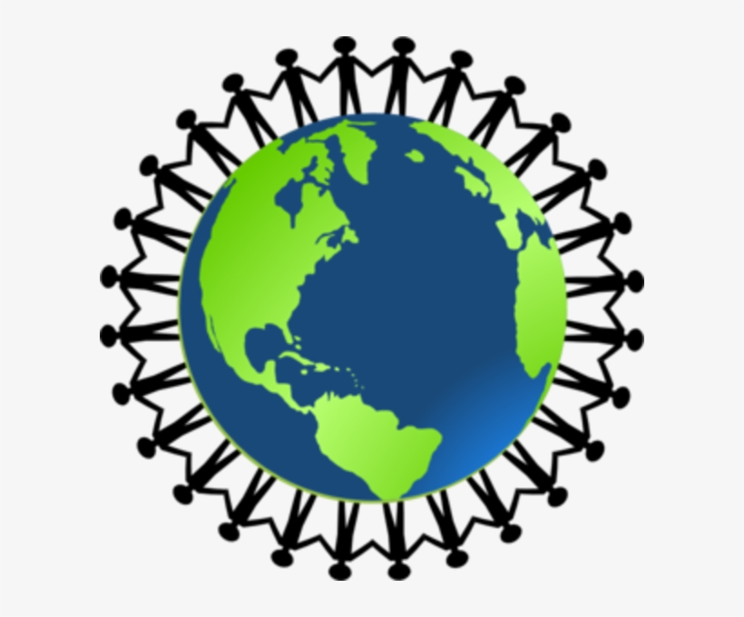 Globe Clipart Colourful - Ring Around The World, transparent png
