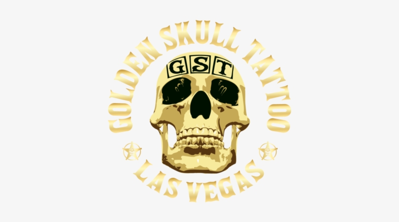Las Vegas Premier Tattoo Shop Located On The Strip - Golden Skull Tattoo Logo, transparent png