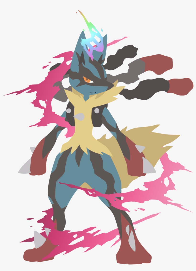 Pokemon Vector By Firedragonmatty - Pokemon Mega Lucario Png, transparent png