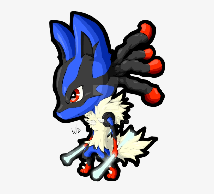 92 Images About Lucario On We Heart It - Pokemon Mega Lucario Chibi, transparent png
