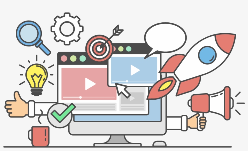 Marketing Transparent Video Svg Freeuse - Marketing, transparent png