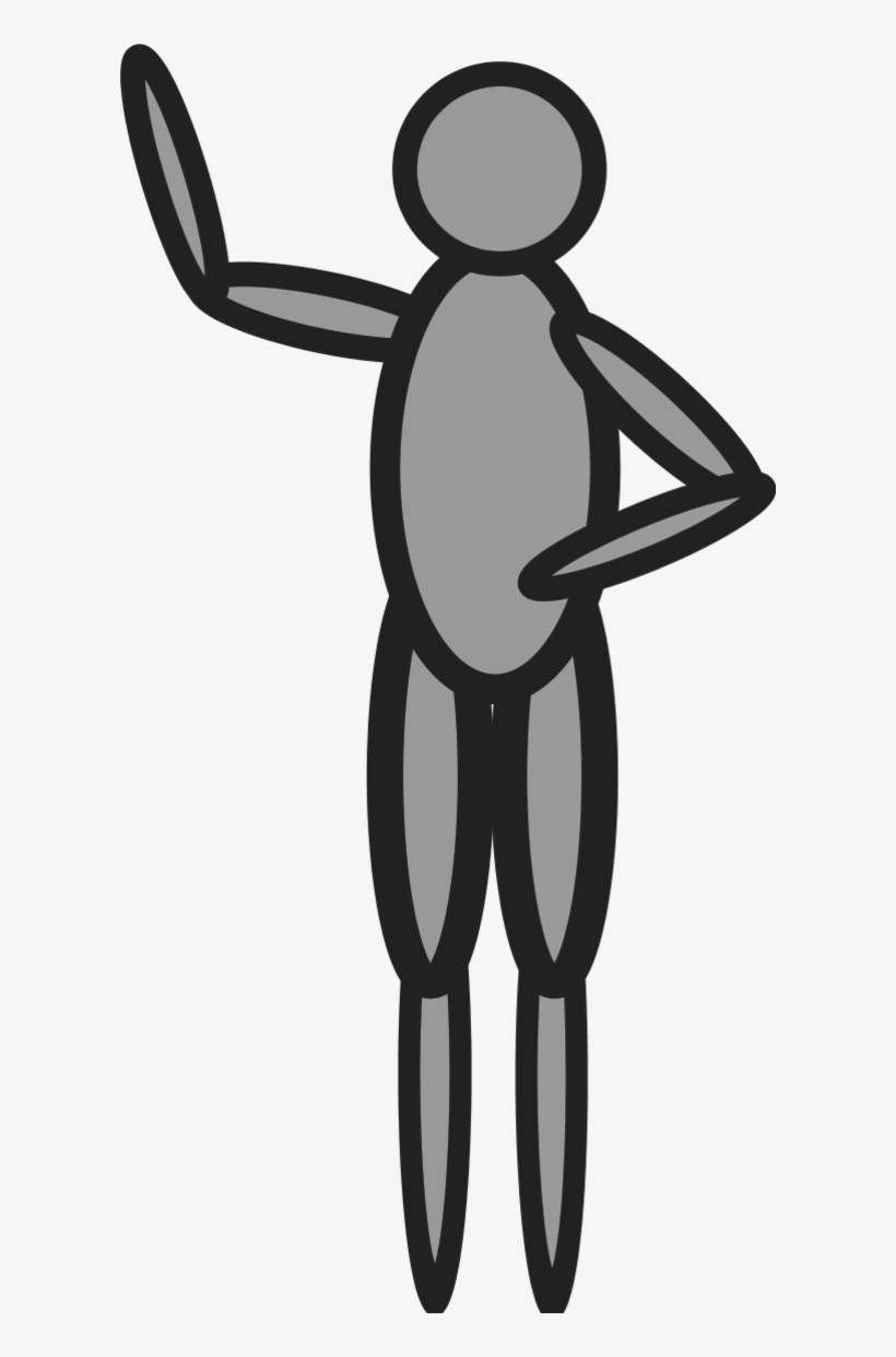 Doll Person Figure Waving Hand - Person Clip Art, transparent png