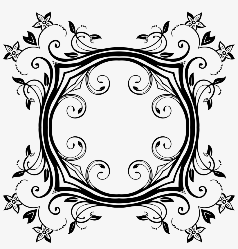 Flourish Clipart Ornament - Circle, transparent png