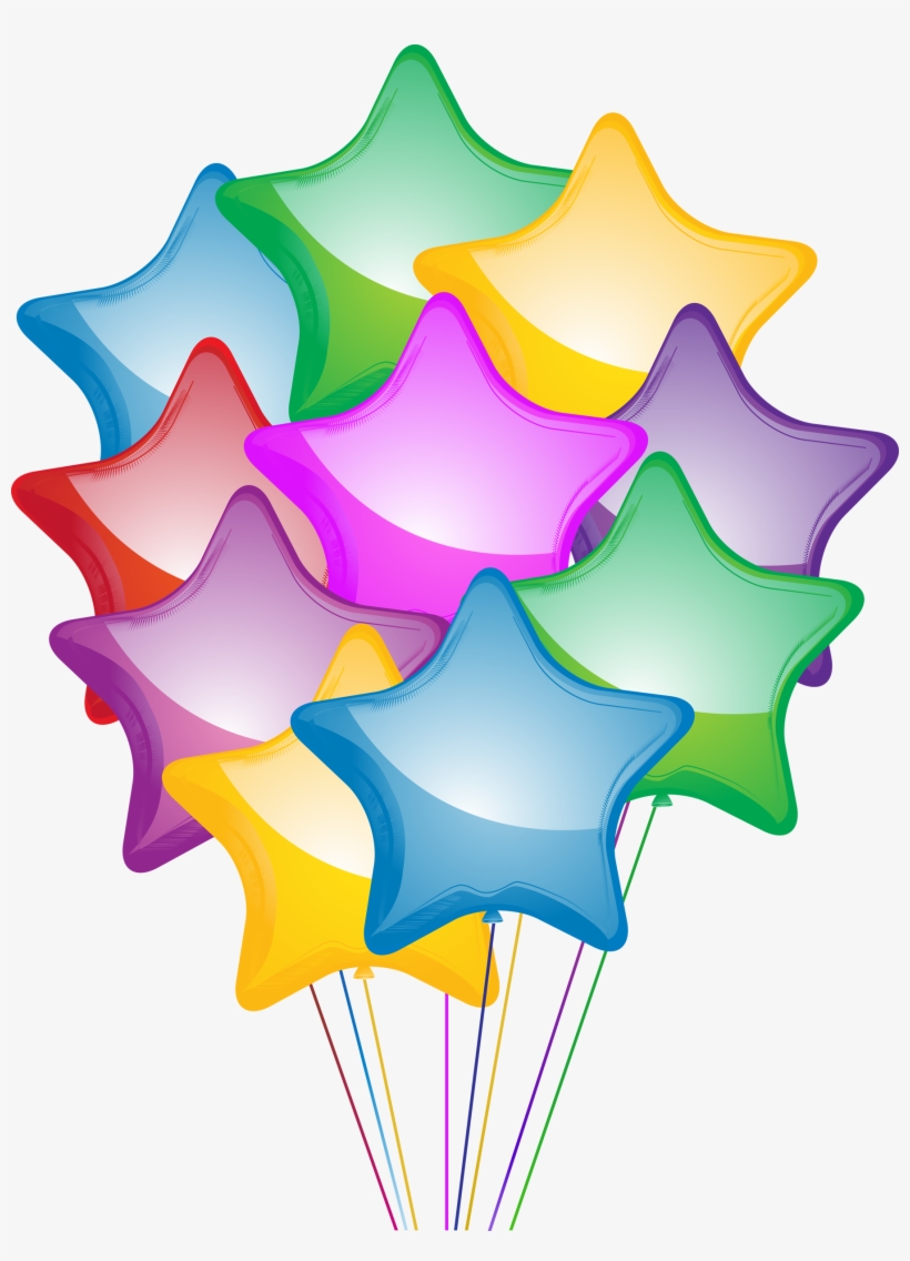 Happy Png Clipart - Happy Birthday Stars Png, transparent png