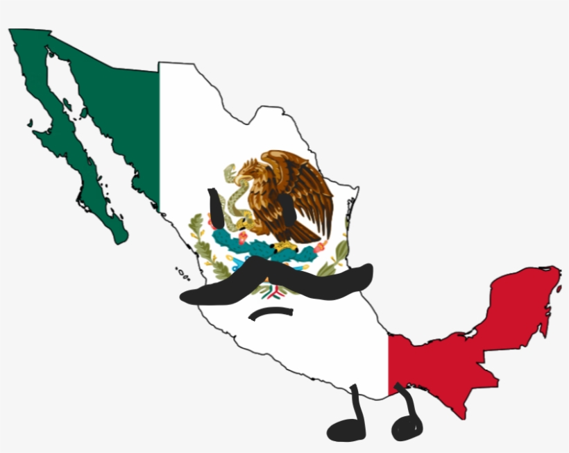 Mexico 0 - Mexico Flag Country Outline, transparent png