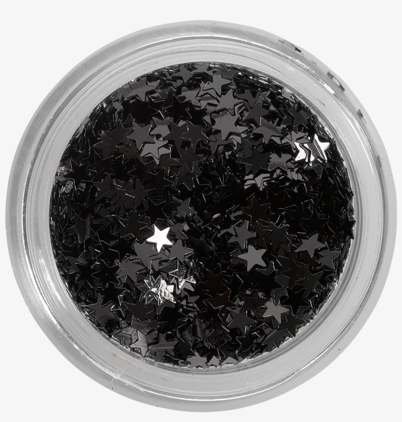 Vinyl Black Stars - Paillettes Pour Ongles Vinyl Black Stars 149528 - Beauté, transparent png