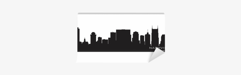 Nashville, Tennessee Skyline - Outline Nashville Tn Skyline Silhouette, transparent png