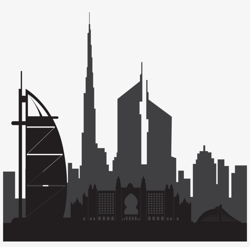 Dubai Silhouette Png Clip Art Gallery Yopriceville, transparent png