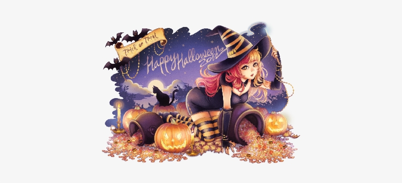 Happy Halloween Trick Or Treat Logo 500 X - Halloween, transparent png