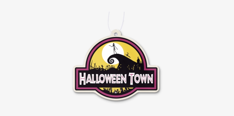 Happy Halloween Classic Design Paper Air Freshener - Halloween Town Shirt, transparent png
