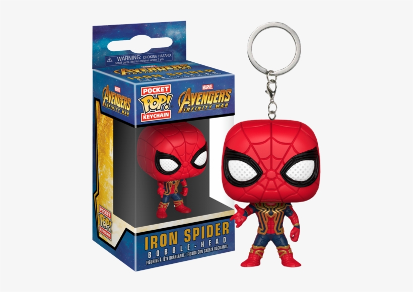 Avengers Infinity War Iron Spider - Funko Keychain Iron Spider, transparent png