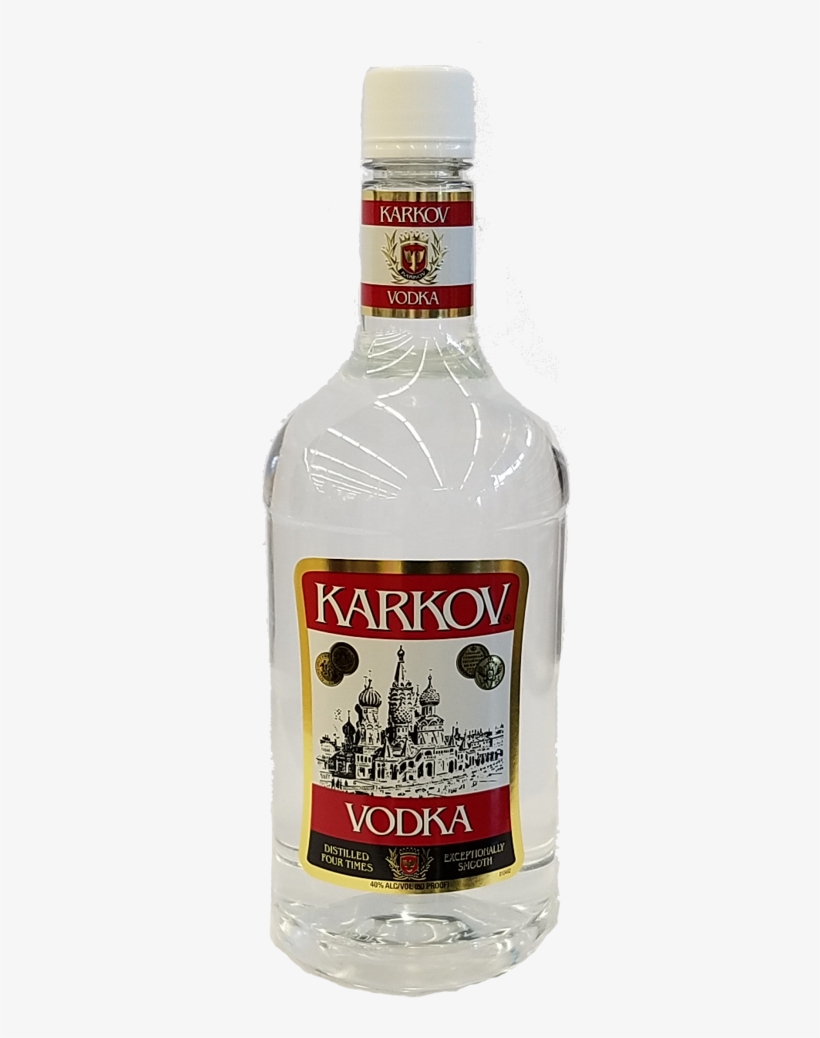 Karkov Vodka - Karkov Vodka, 80@ - 1.75 L Bottle, transparent png