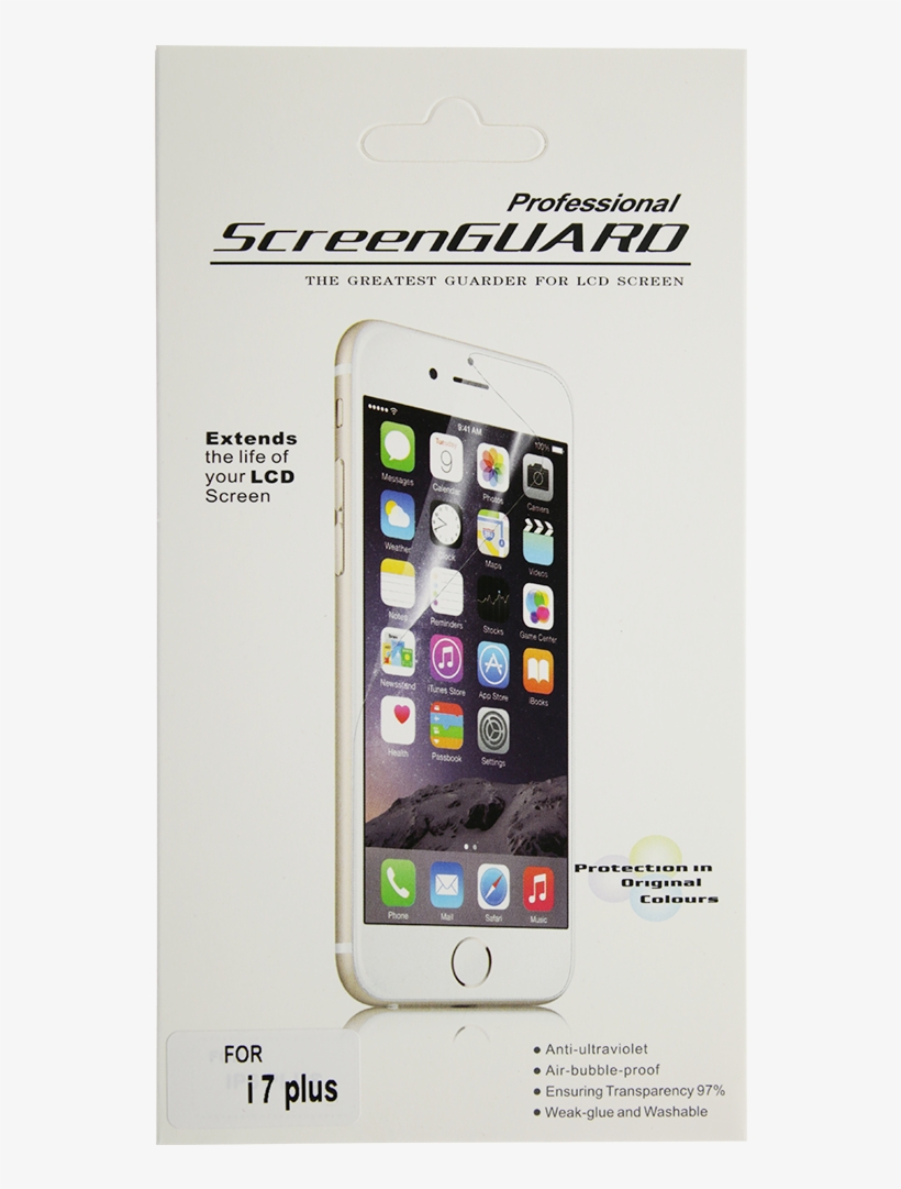 Iphone 8 Plus Clear Screen Protector - Apple Iphone 6 Plus - 128 Gb - Silver - Unlocked, transparent png