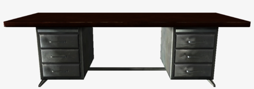 Col Moores Desk - Black Desk Png, transparent png