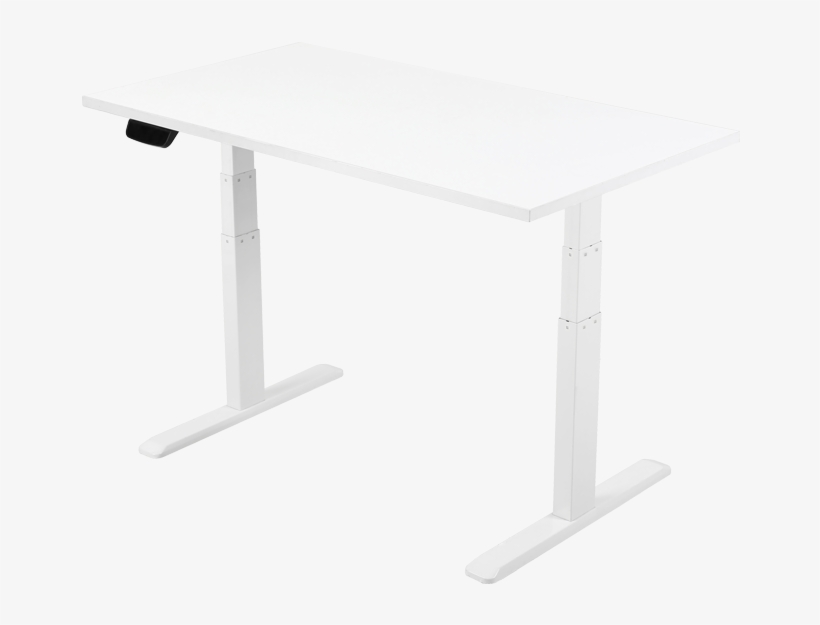2-leg White Uvi Desk With White Top - Desk, transparent png