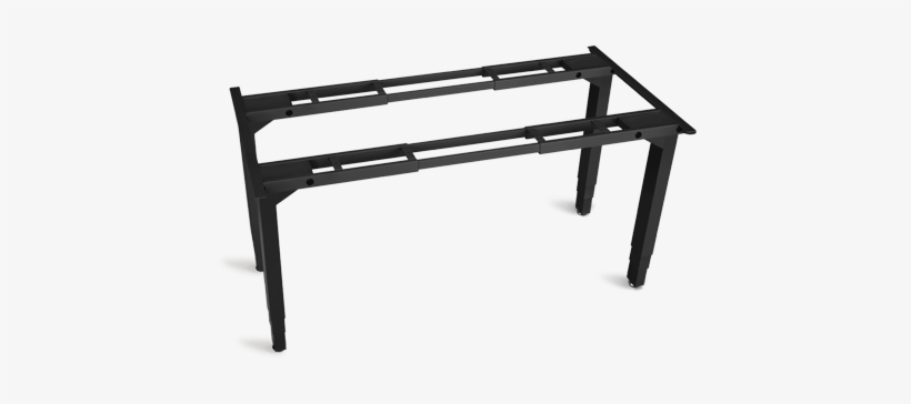 4 Leg Adjustable Height Desk, transparent png
