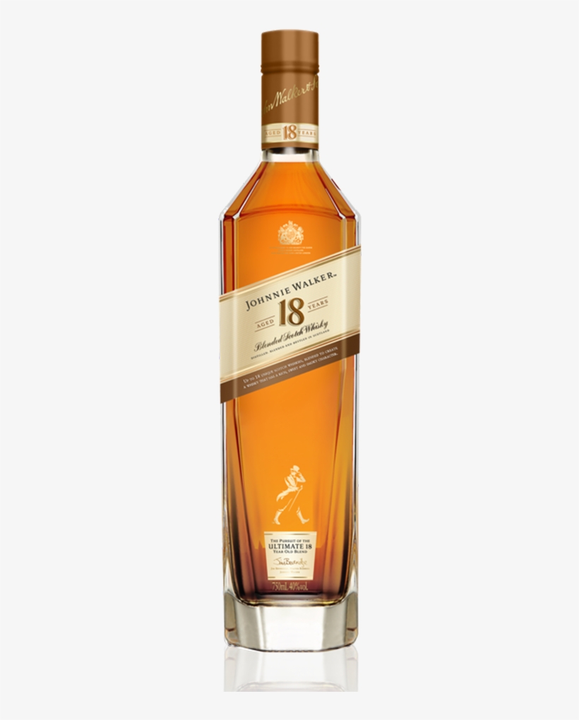 Johnnie Walker 18yrs - Johnnie Walker Aged 18 Years, transparent png