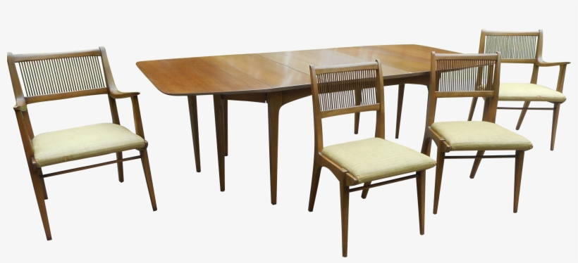 John Van Koert For Drexel Profile Dining Set On Chairish, transparent png