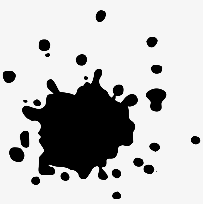 Paint Splatter Silhouette 44087 Loadtve - Paint, transparent png
