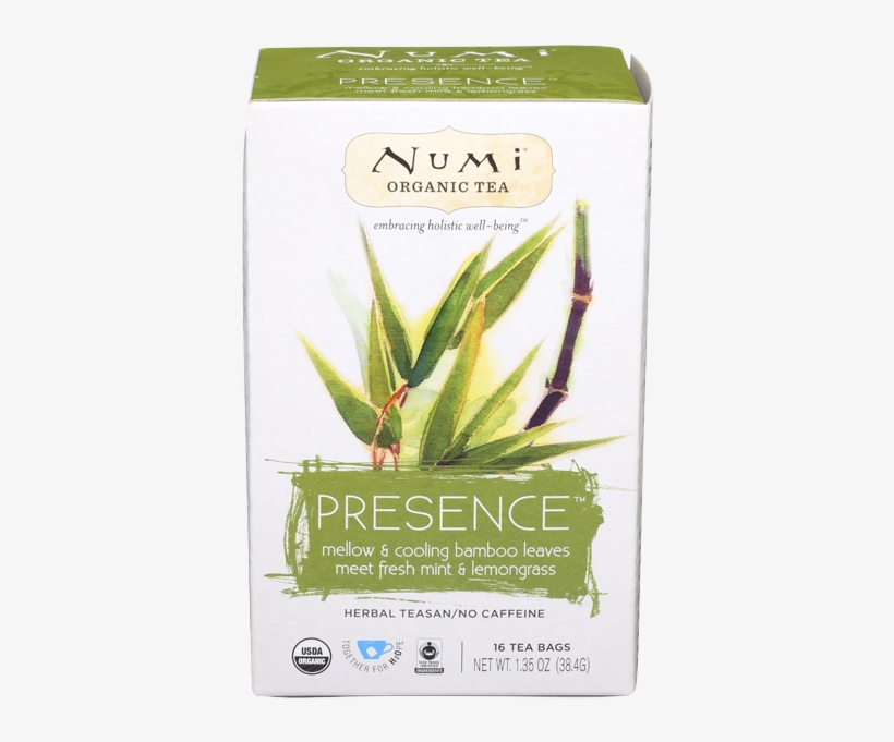 Numi Teas Organic Tea Presence Herbal Teasan 16 Bags - Numi Tea, Organic, Presence Tea, 16 Tea Bags, 1.35, transparent png