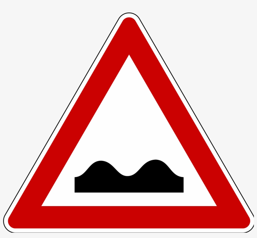 Traffic Sign Road Sign Shield - Humpback Bridge Road Sign, transparent png