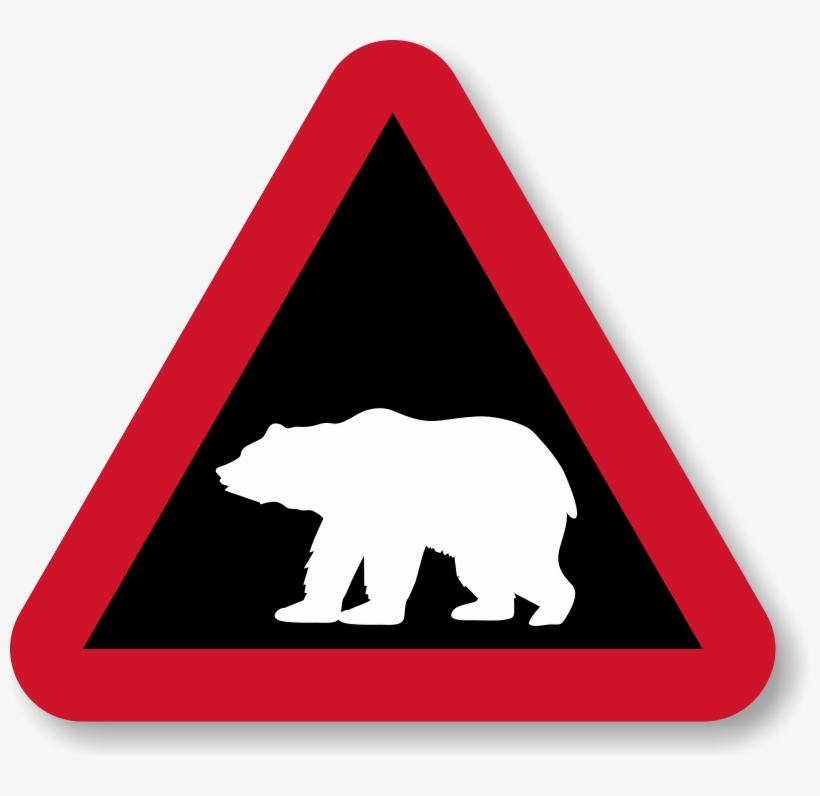 Zoom, Price, Buy - Polar Bear Road Sign, transparent png