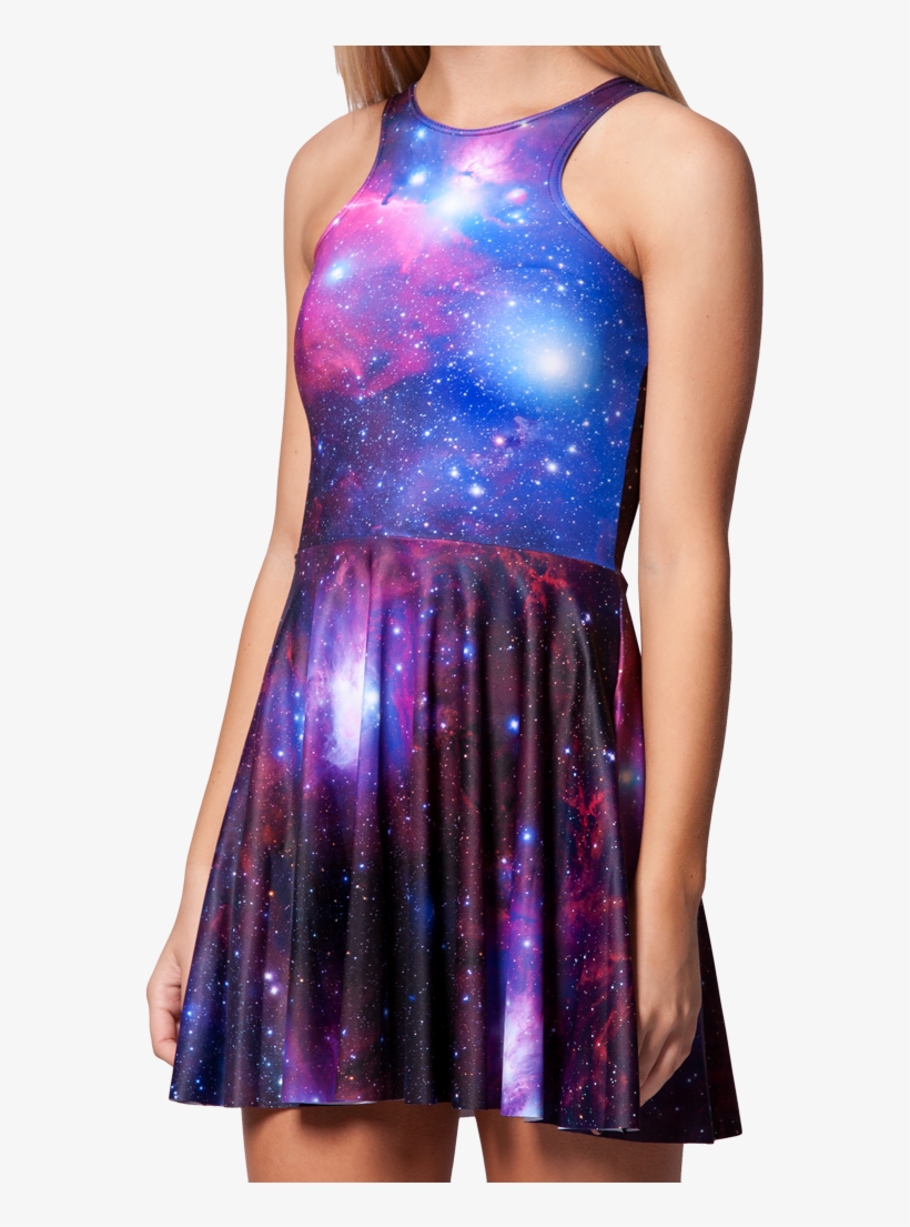 Galaxy Purple Reversible Petite Skater Dress Photo - Cool Galaxy Stuff, transparent png