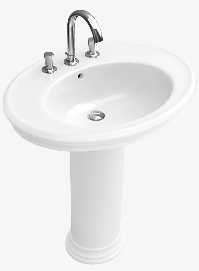 Villeroy & Boch Built-in Washbasin Amadea 6198a1r2, transparent png