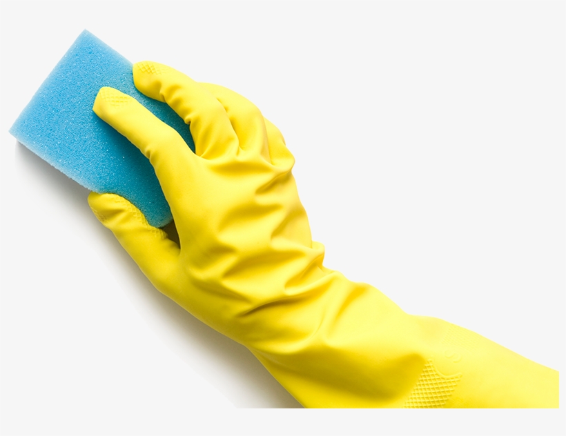 Washing Sponge In Hand Png - Hand Cleaning With Sponge, transparent png