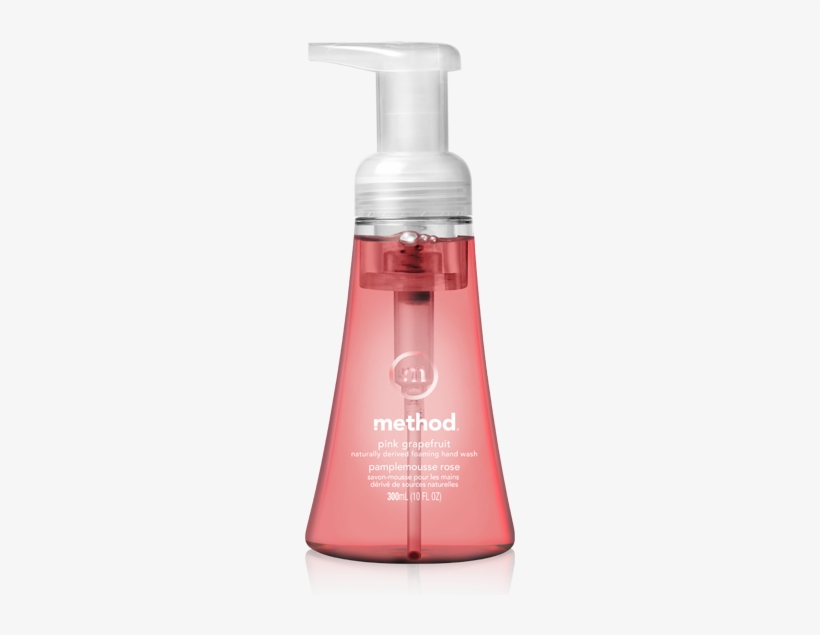 Foaming Hand Wash - Method Foaming Hand Soap Pink Grapefruit, transparent png