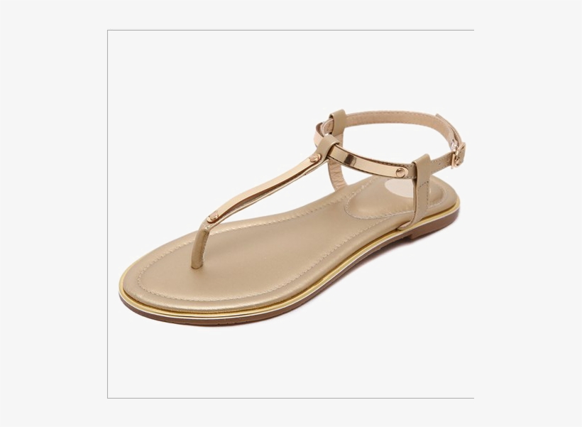 Flat Sandal Png Background Image - Slip Beautiful Sandal, transparent png