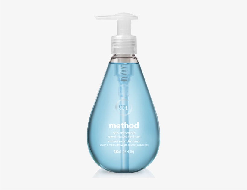 Gel Hand Wash - Method Sea Minerals Hand Wash, transparent png
