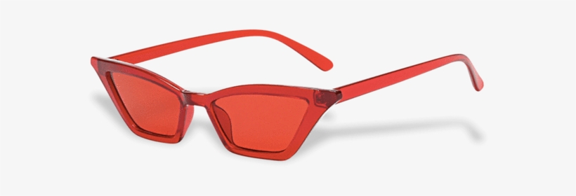 Bella - Red Sunglasses Cat Eye, transparent png