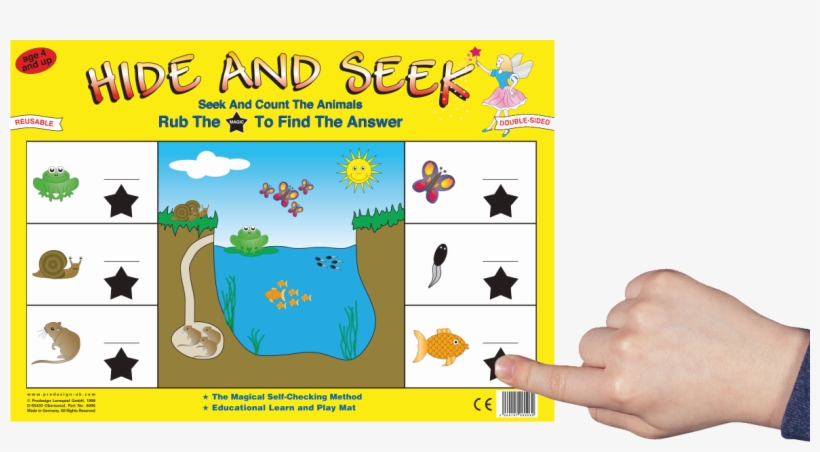 Hide & Seek - Prodesign Fairy Magic Hide And Seek Play Mat (multi-colour), transparent png