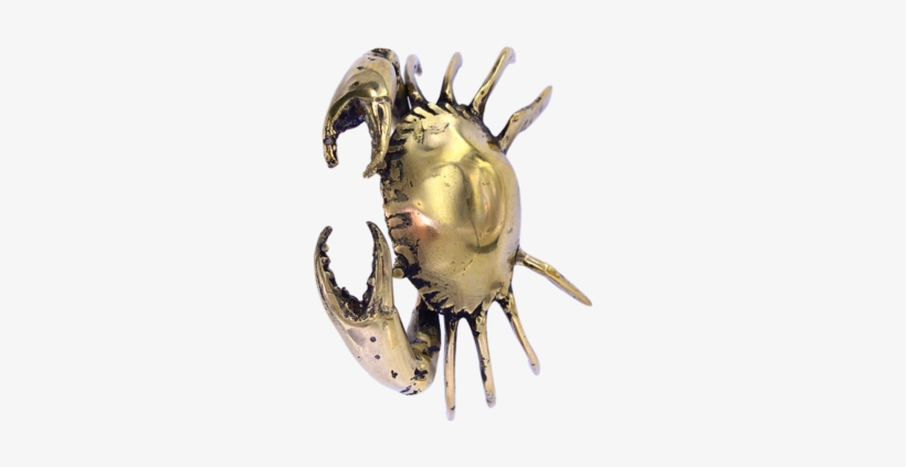 Mr Pinchy Brass Sea Crab - Chesapeake Blue Crab, transparent png