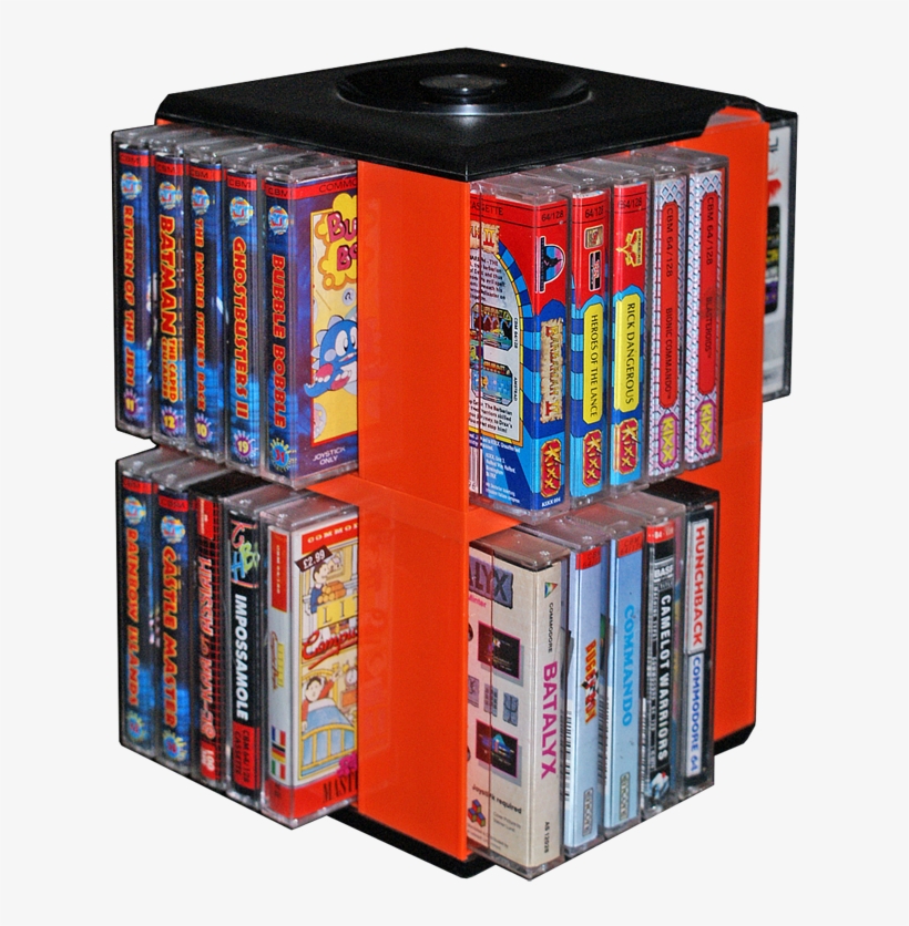 Cassette Box With C64 Games - Commodore 64 Game Collection, transparent png